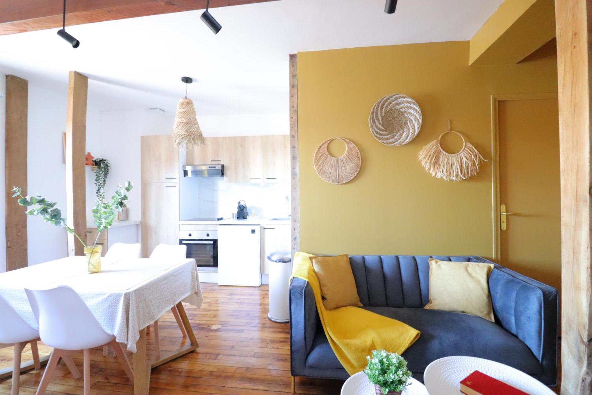 Le Boho - Charmant T3 Avec Climatisation Et Fibre Bergerac Zimmer foto
