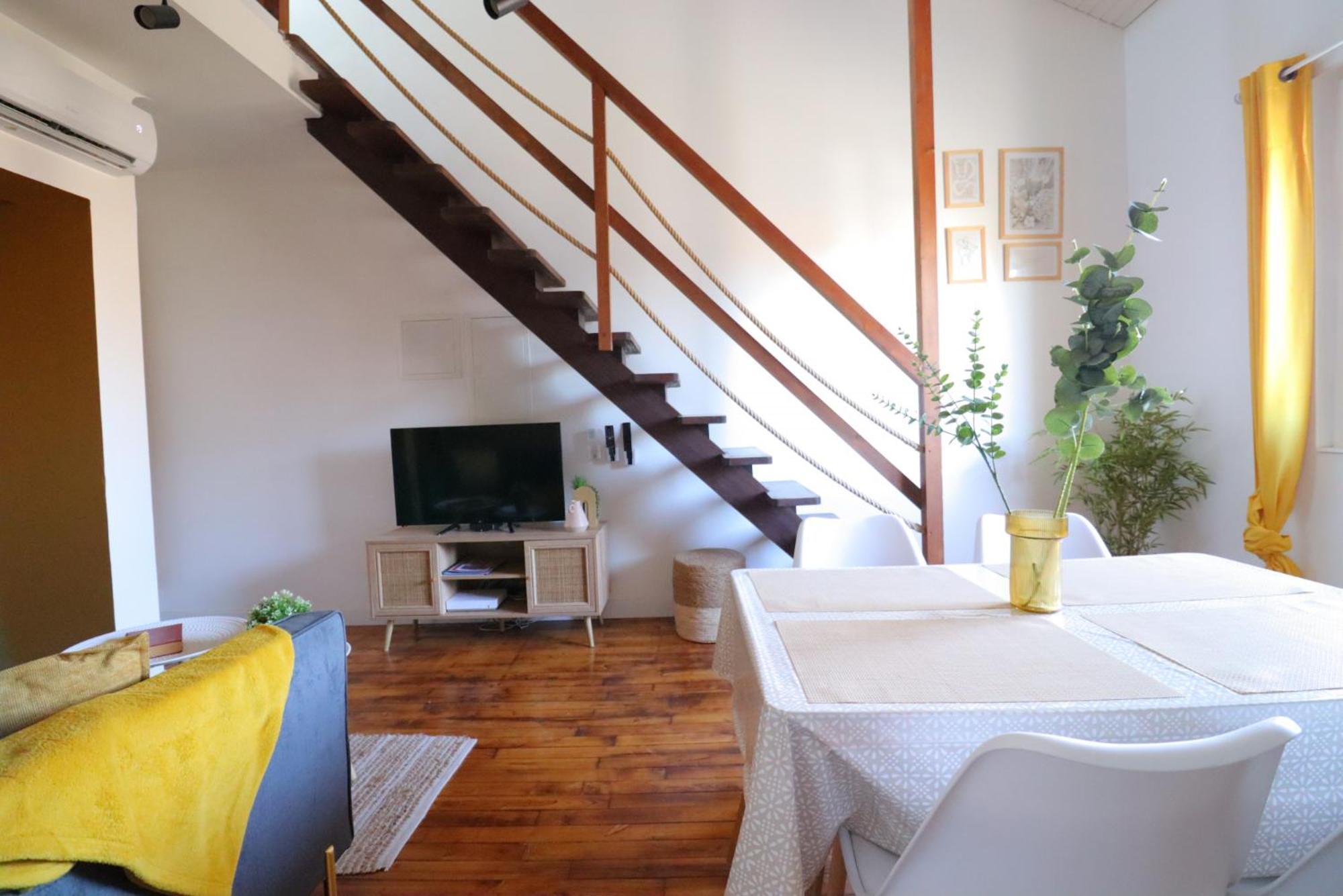 Le Boho - Charmant T3 Avec Climatisation Et Fibre Bergerac Zimmer foto